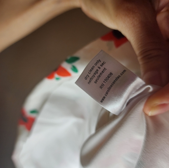 NWT CAROLINE CONSTAS Calla Off Shoulder Floral Mini Dress - Picture 7 of 8